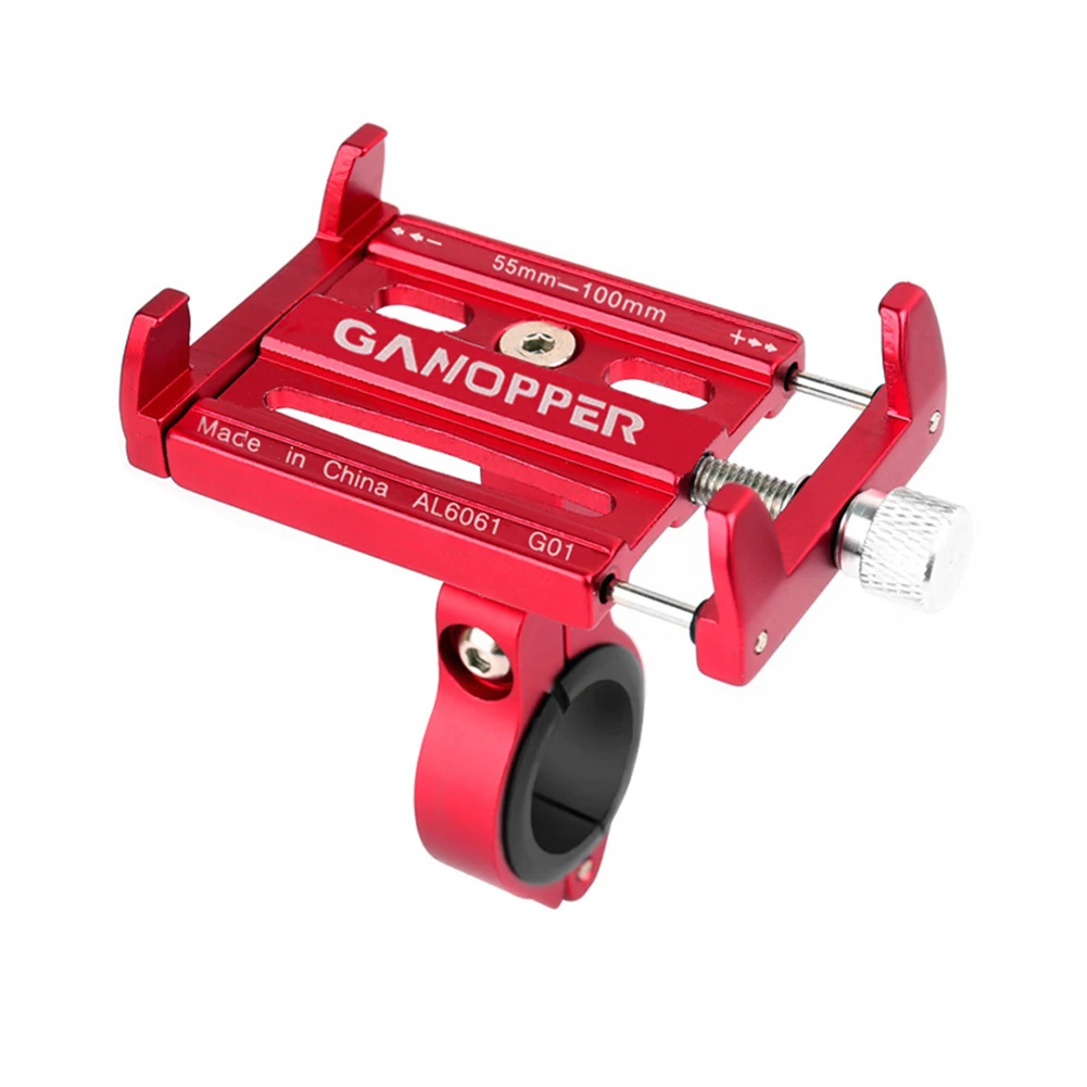 

Durable And Practical Mobile Phone Holder Electric Scooter 100mm Length Aluminum Alloy Black/Red Stylish Appearance