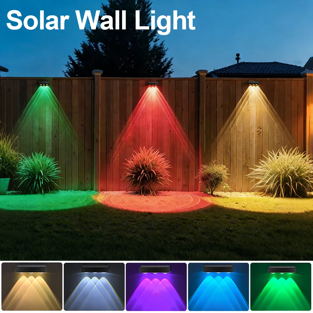 Solar Powered Solar Fence Lights