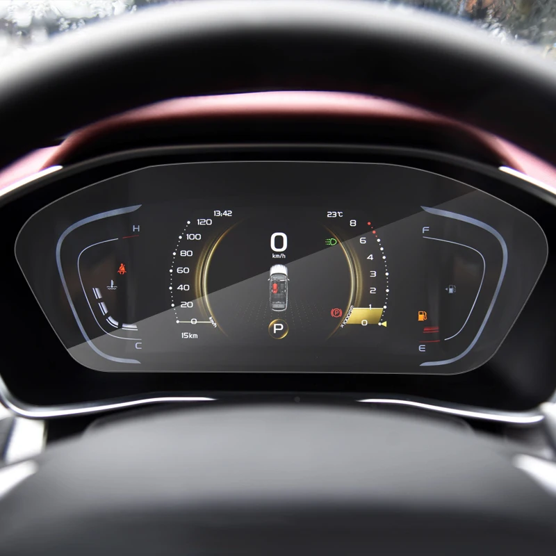 

Пленка из ТПУ для дисплея приборной панели автомобиля Geely Coolray Binray 2018 в наличии, пленка для экрана GPS-навигации, стеклянная защита, автомобиль...