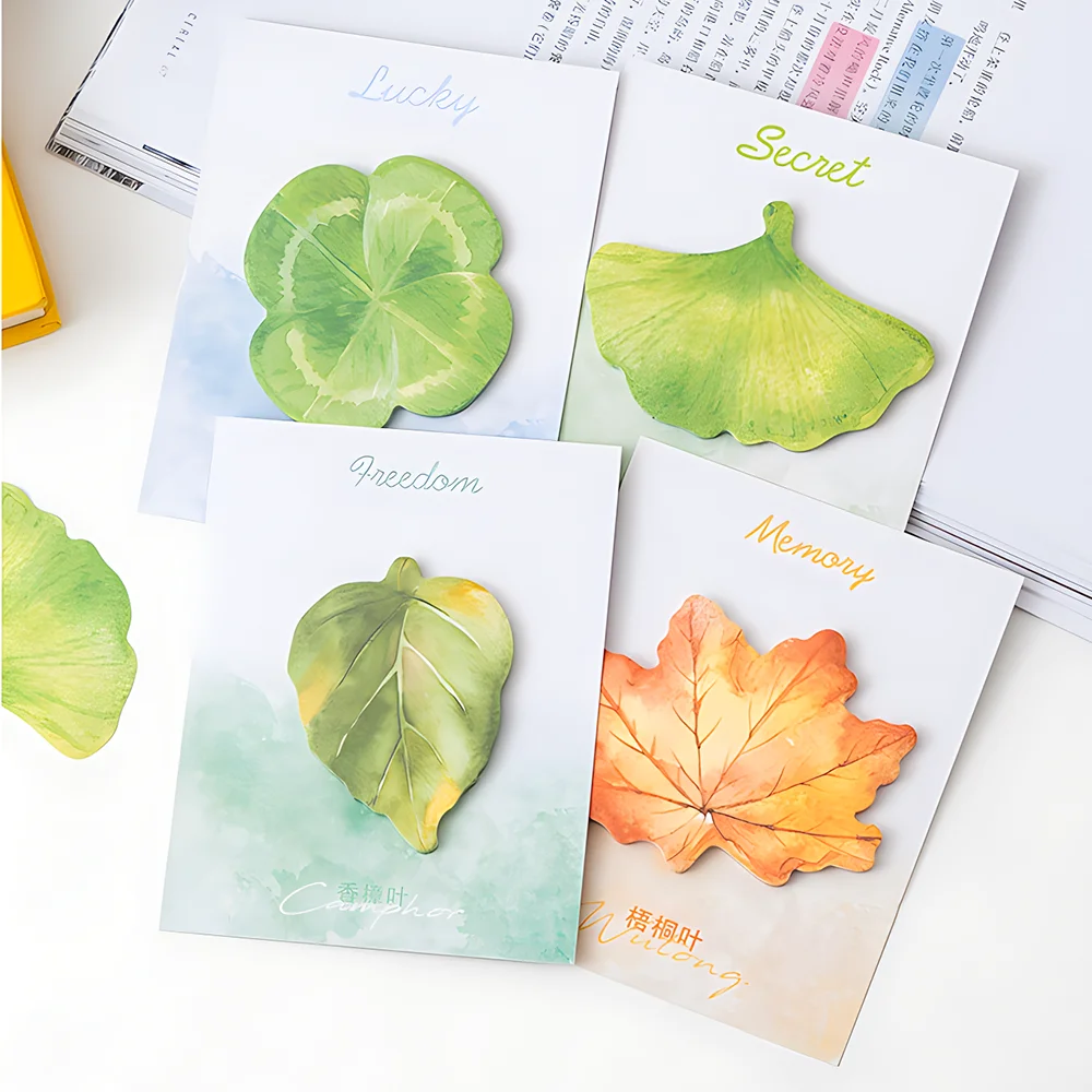 4 упаковки забавные милые липкие заметки кавайный блокнот почтовый список дел