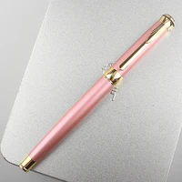 luxury quality 8021 colour business office 0 5mm nib rollerball pen student school stationery supplies metal ballpoint pen