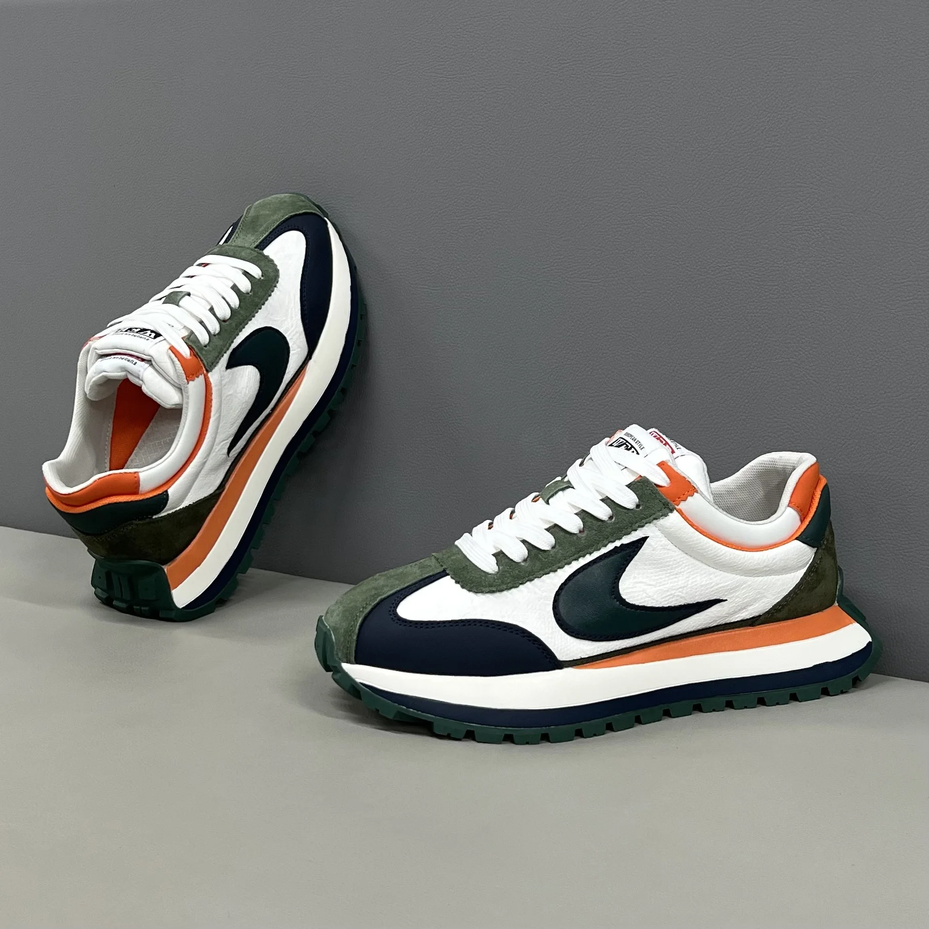 Весна и осень 2024 новая модная брендовая обувь для папы спортивные кроссовки на