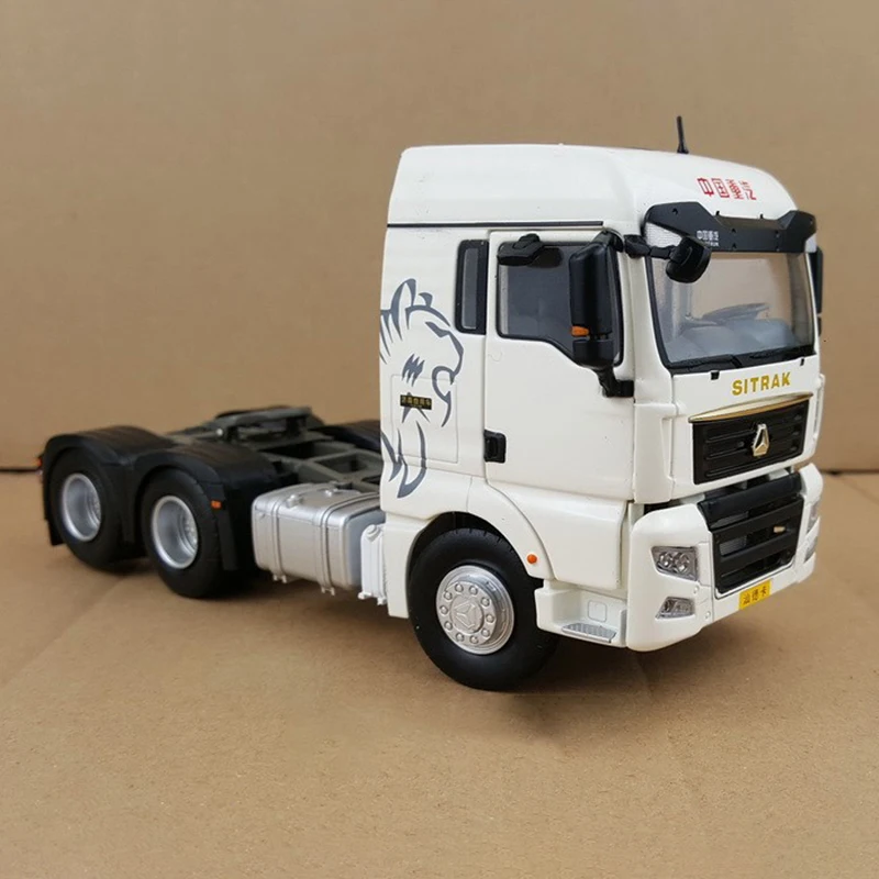 

Модель C7H в масштабе 1:36, трактор, полуприцеп, тяжелый грузовик, коллекция литых под давлением сувенирных украшений, демонстрационные игрушки для транспортных средств, подарки для фанатов