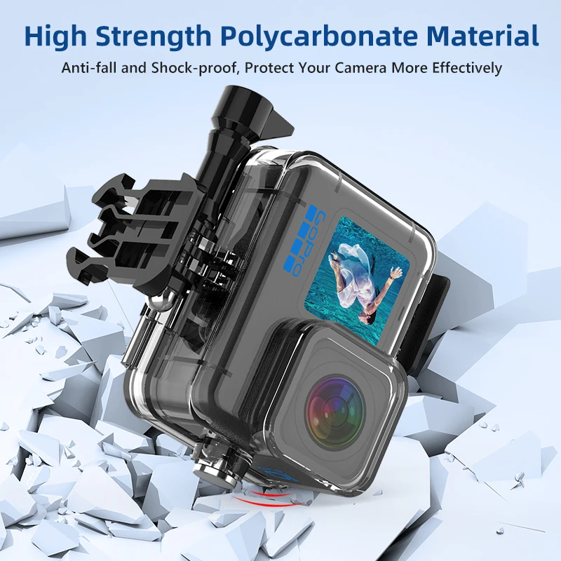 Waterproof Case for GoPro Hero 10 9 Black Underwater 60M Diving Protective Housing Shell Go Pro Action Camera Accessories |