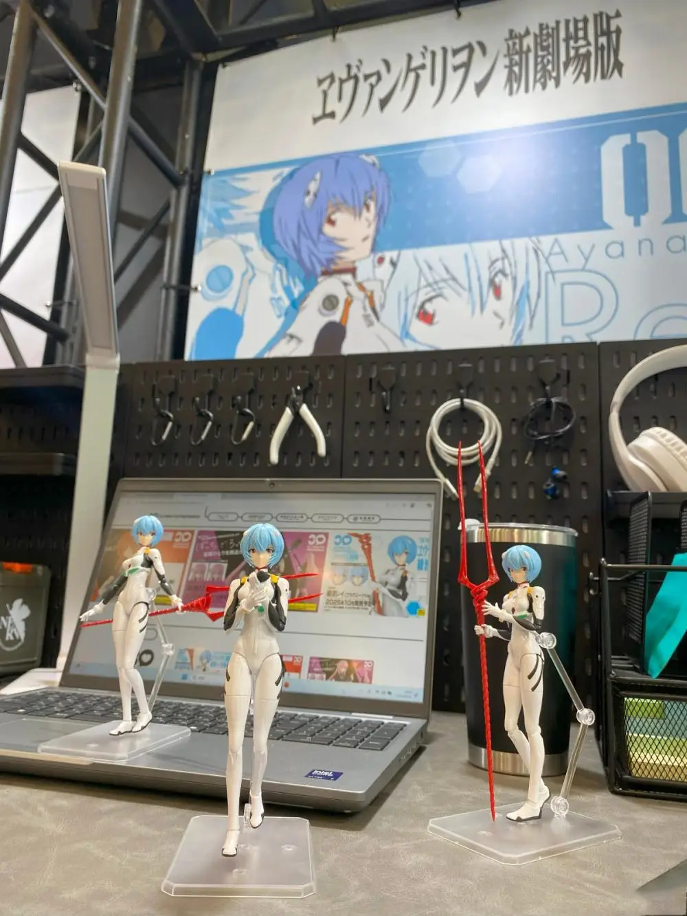 Фото В наличии Оригинальная фигурка Bandai Hobby NEON GENESIS EVANGELION EVA 30MP Аянами Рей (версия в костюме) — модель аниме-персонажа, игрушка №4