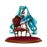 original vocaloid hatsune miku rose cage ver cartoon model toy collectibles anime figure pvc model toy ornaments gifts