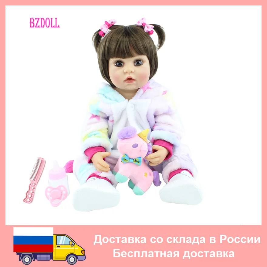 

Реалистичная силиконовая кукла-Новорожденный, 55 см, 22 дюйма