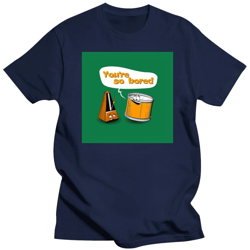 Мужская футболка Funny Drum Хлопок