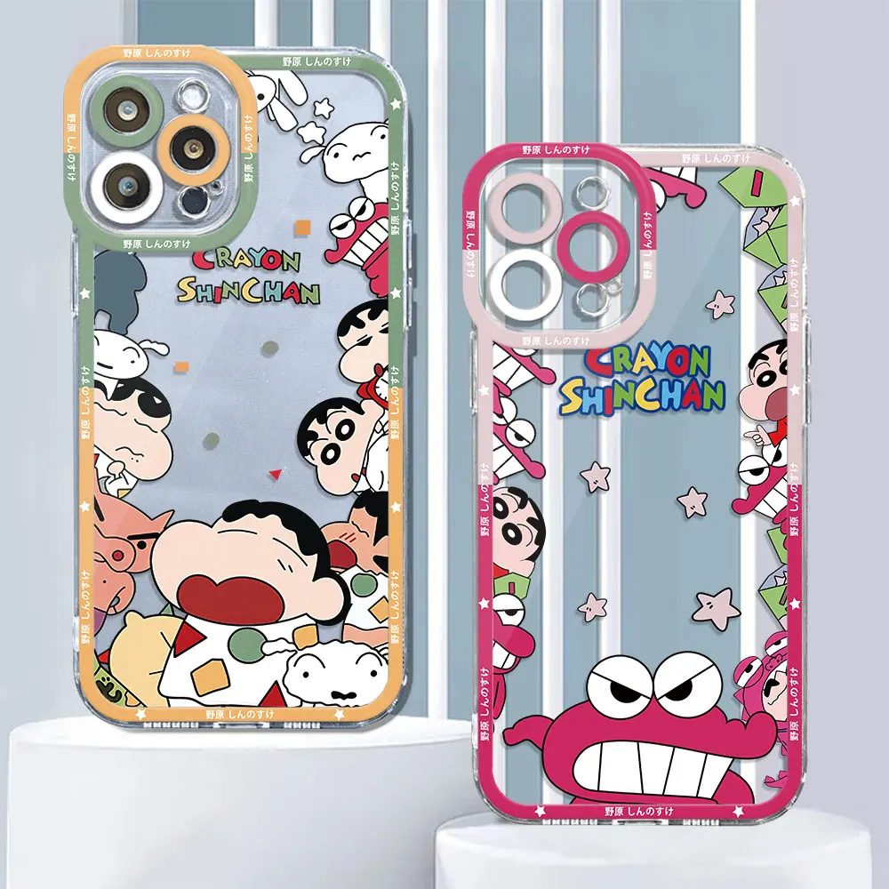 

Clear Silicone Phone Case for Samsung Galaxy A20s A30 A20 A51 A03 A03s A31 A02 A71 A10 A10s A50 A50s A11 Crayon ShinChan Cover