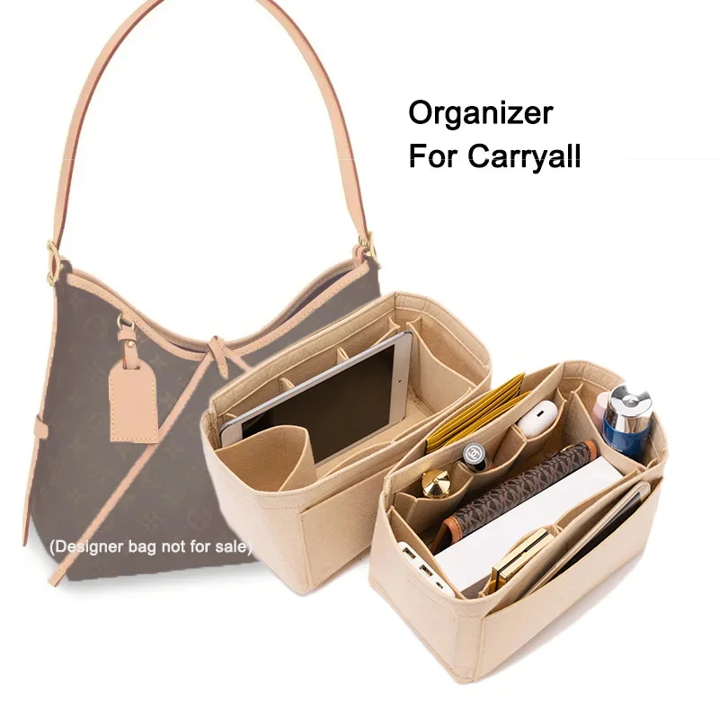 

For CarryALL PM MM Felt Bag Organizer,Accept Custom Size Shape Design, Bag Purse Insert, Lining Protector, Handbag Tote Shaper
