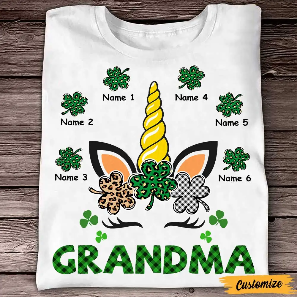 

Mom Grandma Patrick's Day Unicorn T Shirt