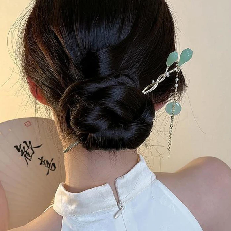 Винтажная заколка для волос с бабочкой и кисточкой женщин девушек новые