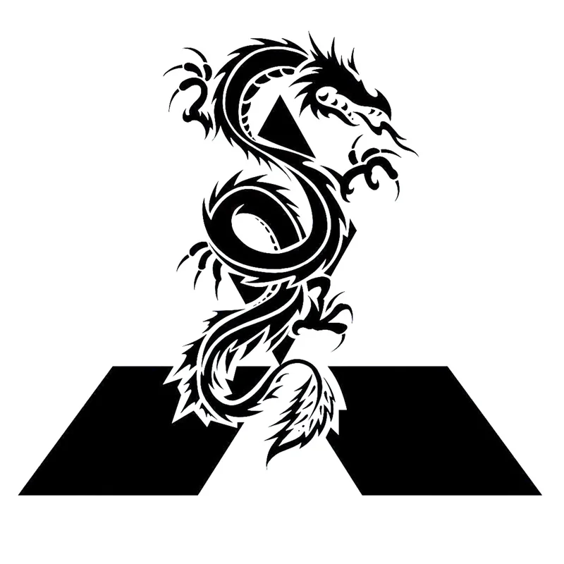 Персонализированные автомобильные наклейки дракон тотем ПВХ украшение