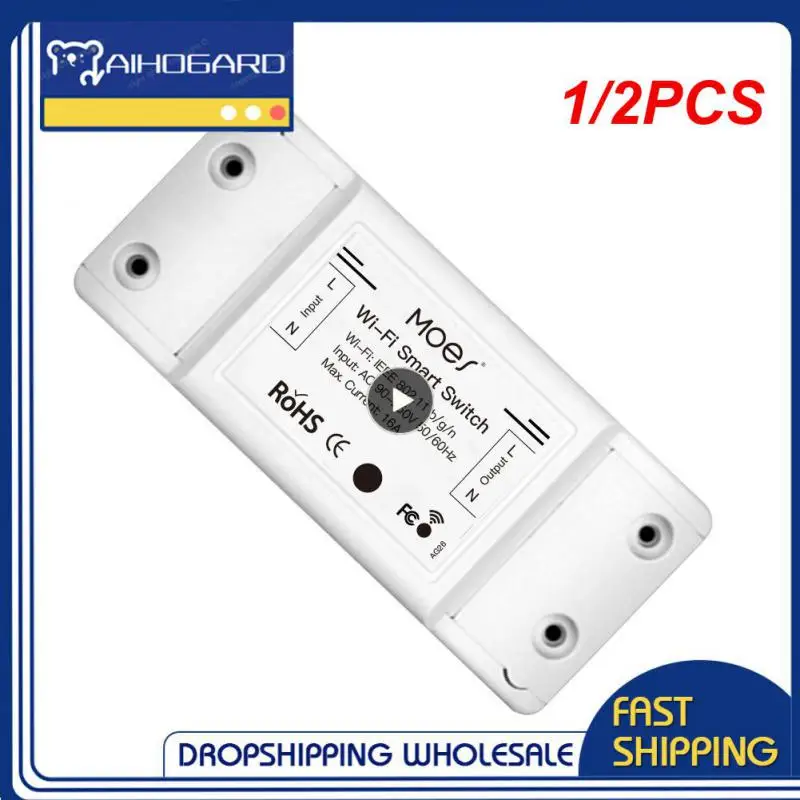 

Умный переключатель Itead RF R2 с Wi-Fi, 433 МГц, 1/2 шт.