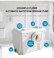 hocanflo 500w domestic sewage pump for domestic water collection treatment toilet sink shower macerator pump home accessoires