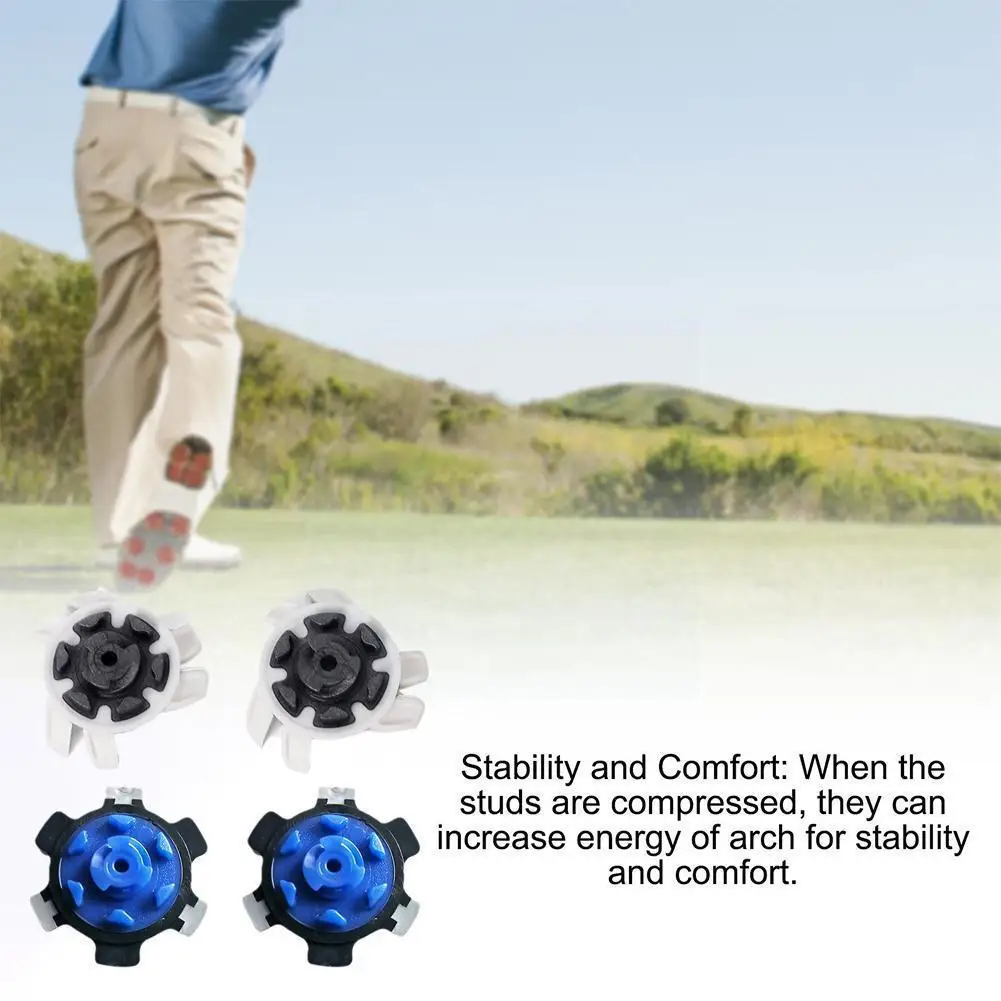 

Golf Shoe Spikes Pins Non-slip Turn Fast Twist Screw Aids spike Golf Accessories 14pcs Short Shoe Supplies Training Spikes F3C7