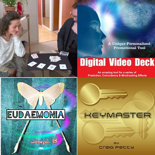 

Assembled by Andrew Frost，Digital Video Deck by Richard Paddon，Eudaemonia by Joseph B，Keymaster by Craig Petty10 magic tricks