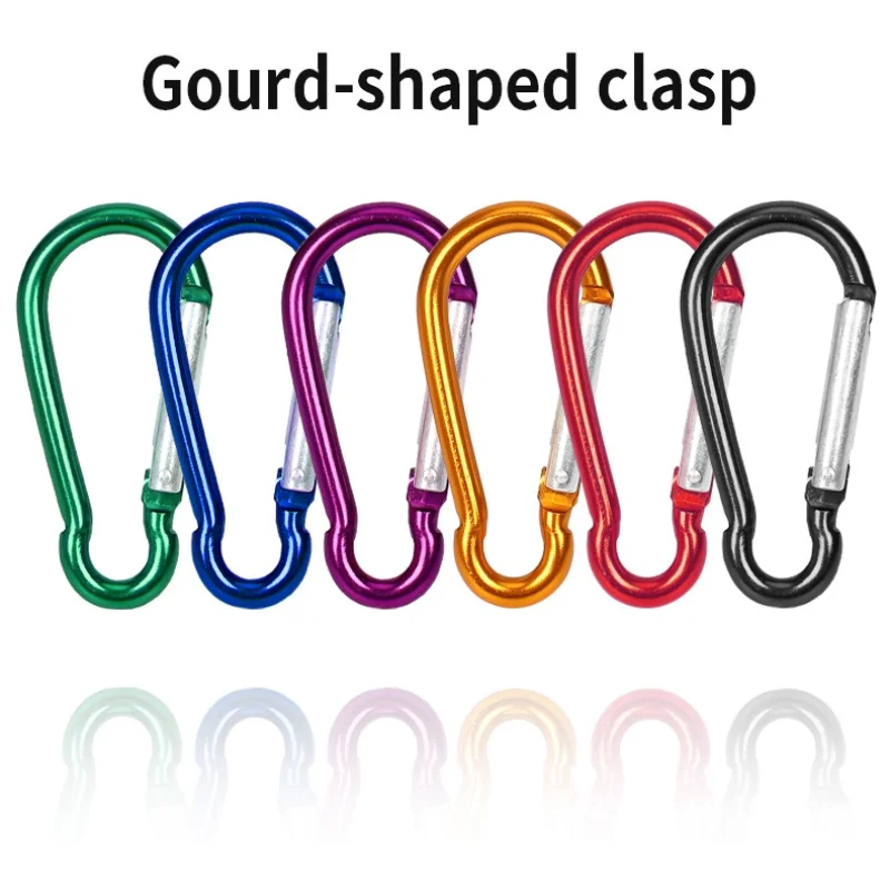 

Carabiner Keychain Outdoor Camping Climbing Hiking D-ring Snap Clip Lock Buckle Hooks Sports Fishing Bucklekeychain Tools