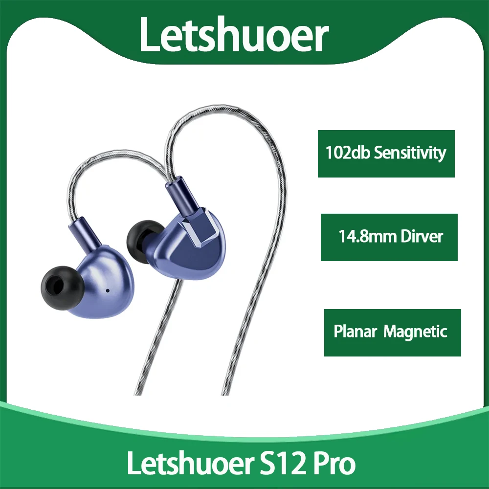 Проводные наушники-вкладыши Letshuoer S12 Pro