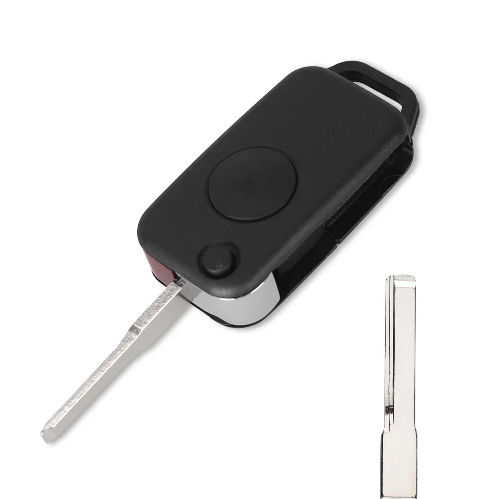 

KEYYOU откидной складной удаленный автомобильный ключ для Mercedes Benz W168 W124 W202 W203 A C E ML C CL S SL SEL SLK E113 Fob HU64 HU39
