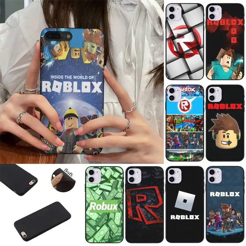 

Ro-bloxes-Ga-mes Phone Case Fundas Shell Cover For Iphone 6 6s 7 8 Plus Xr X Xs 11 12 13 Mini Pro Max