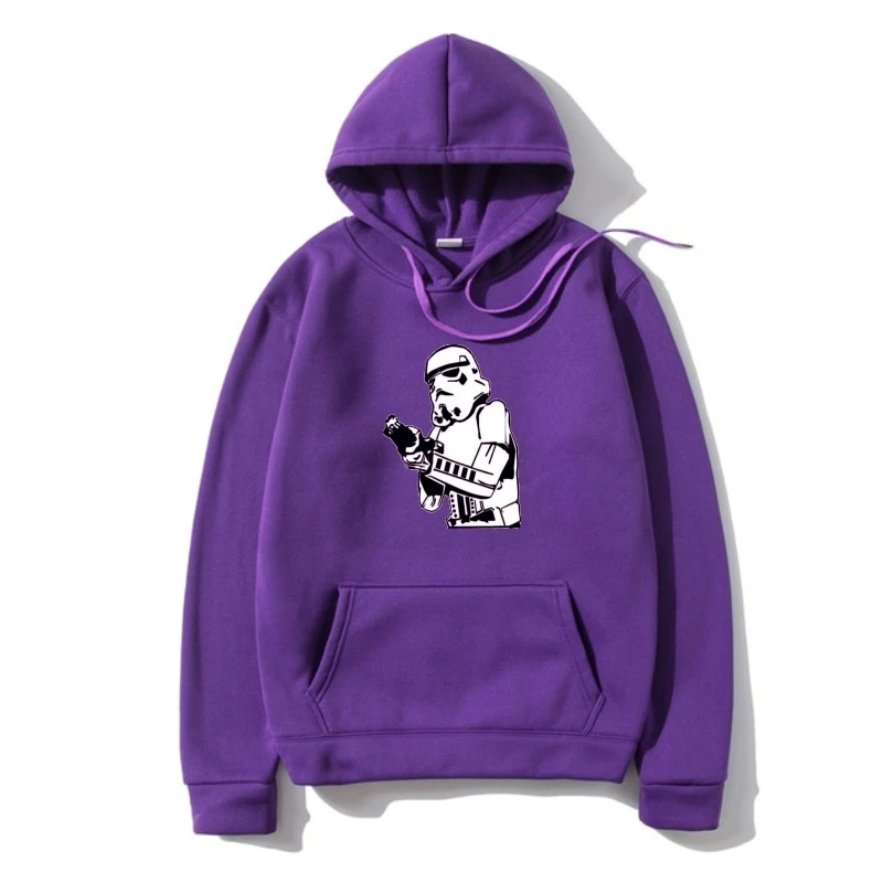 

100% Cotton Warm Custom Printed SweatSweatshir Men Outerwear High civil guard Women Outerwear Hoody