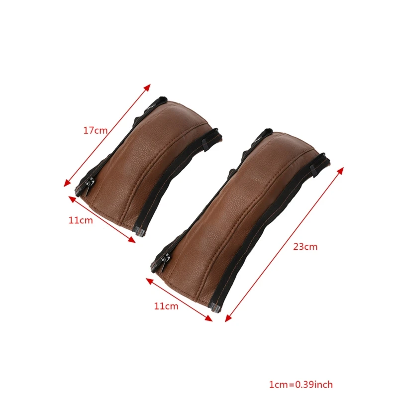 

4pcs/set Pram Stroller Accessories Leather Covers Handle Wheelchairs Baby Stroller Armrest Pu Protective Case for Pram