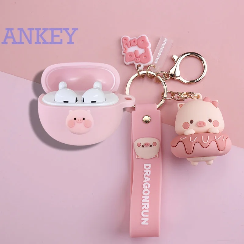 

Чехол для Oppo Enco Air 2, Защитная силиконовая Противоударная гарнитура Air2, мультяшный беспроводной Bluetooth-чехол, мягкий