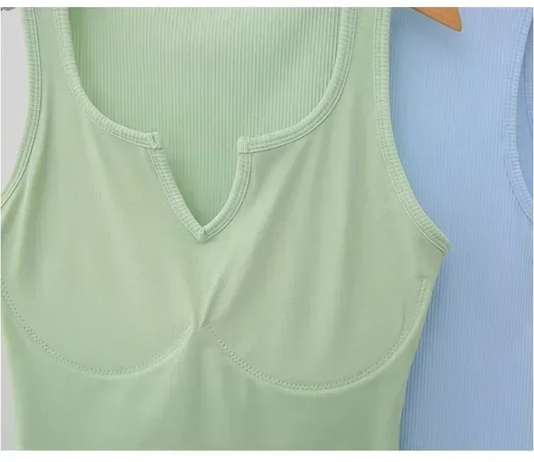 Лимоновый спортивный бюстгальтер укороченный топ женский жилет для фитнеса