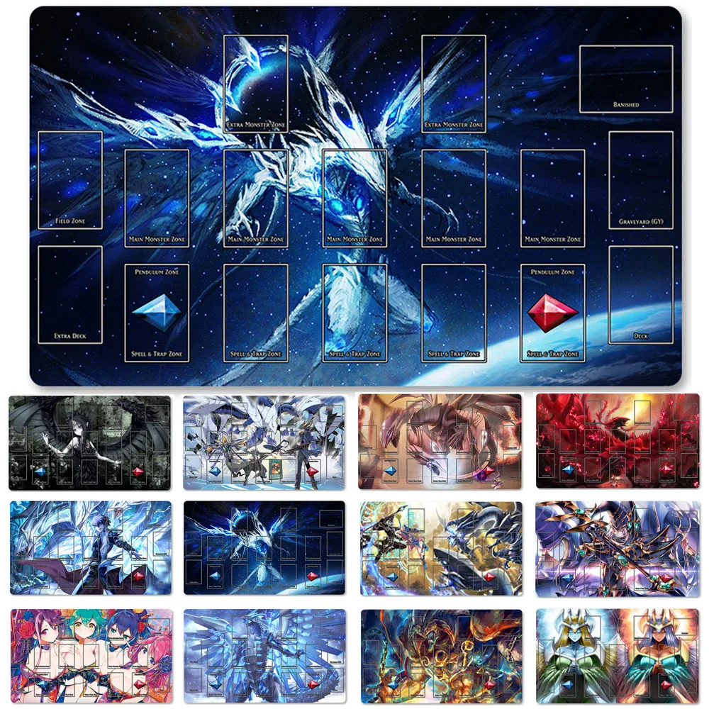 

Лидер продаж, игровой коврик OCG Blue-eyes Ultimate Dragon Dark, волшебный поединок, игровые коврики для монстров, совместимые с YuGiOh TCG + бесплатная сумка...
