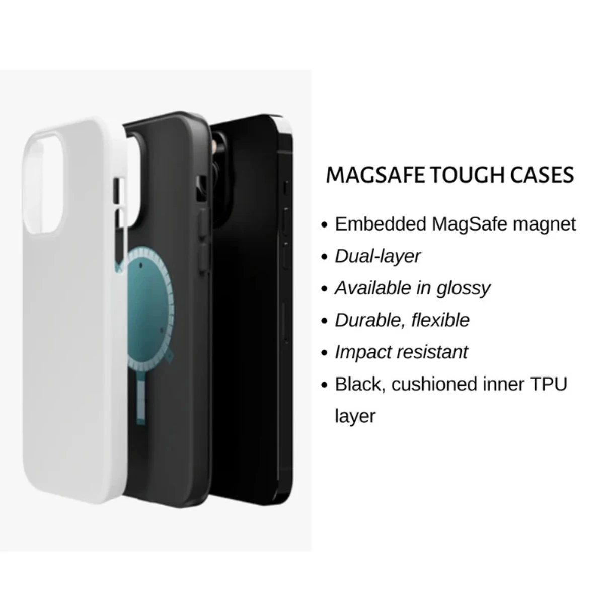 Магнитный чехол для телефона Coquette Italy для IPHONE 17, 16,15, 14, 13, 12, 11 PRO MAX Plus 16e, двухслойная задняя крышка из жесткого ТПУ (art.: 3920d2afca320) - 3920d2afca320