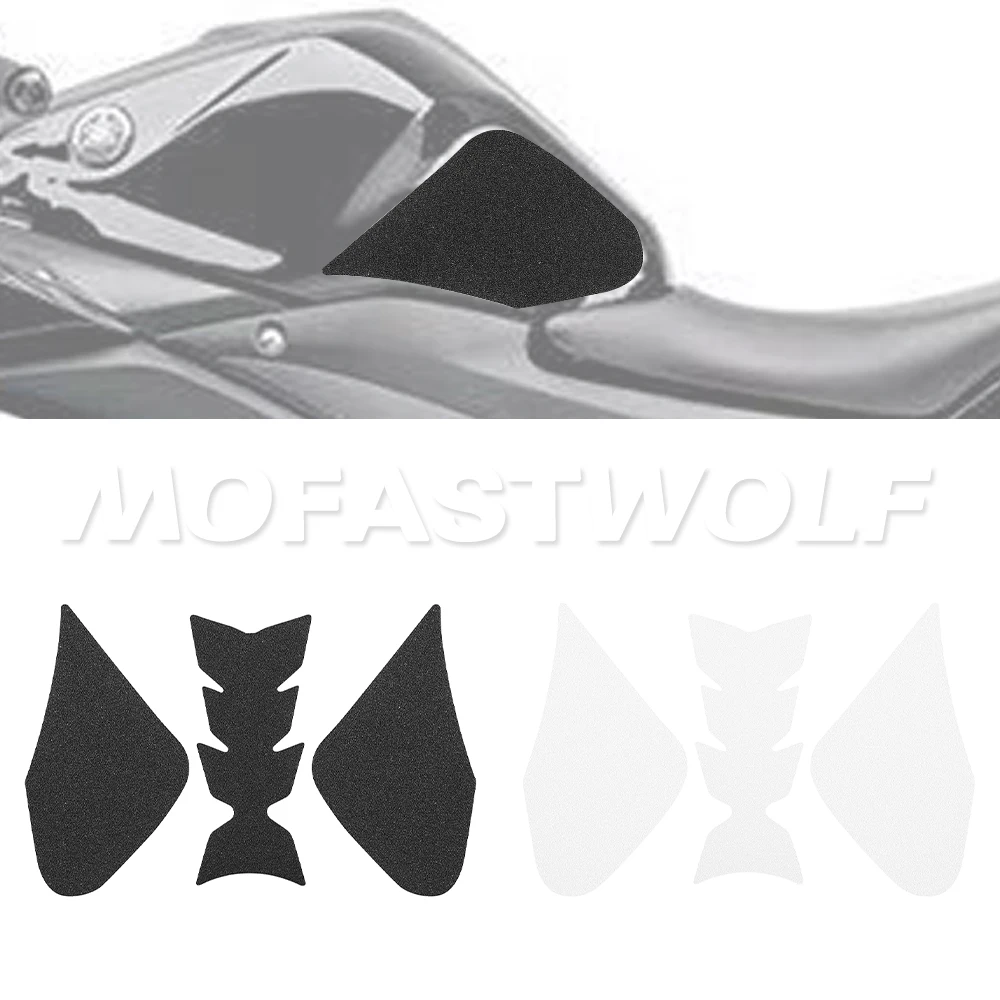 Фото Подходит для Yamaha R3 YZF-R3 YZF R3 2015 2016 2017 2018, противоскользящие накладки на бак для мотоцикла, топливный газ, наколенник, тяговая наклейка, протектор №1