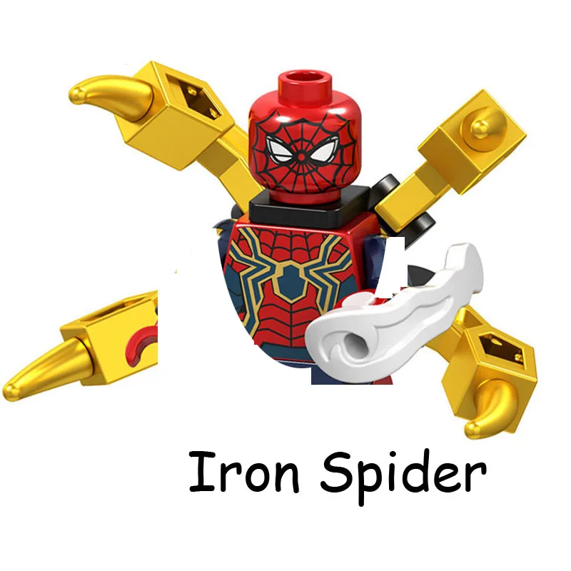 

Экшн-фигурки супергероев Диснея Марк 85 MK50, модель Тони Старка, строительные блоки, игрушки для детей