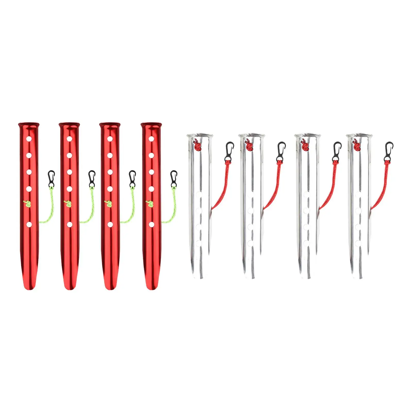 

4Pcs Heavy Duty Camping Stakes, Snow Peg Ground Nail Loose Sand Camping