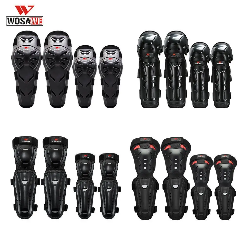 

WOSAWE Motorcycle Knee Protection Motocross Protector Pads Guards Skating Knee & Elbow Protective Gear Riding Knee Brace Support