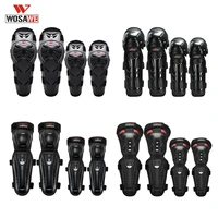 wosawe motorcycle knee protection motocross protector pads guards skating knee elbow protective gear riding knee brace support