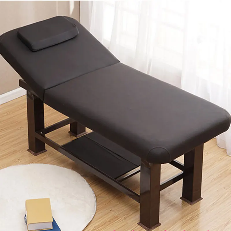 

High-grade Steel Frame Beauty Bed Factory Direct Massage Bed Physiotherapy Bed Massage Bed Solid Wood Beauty Bed SPA Bed
