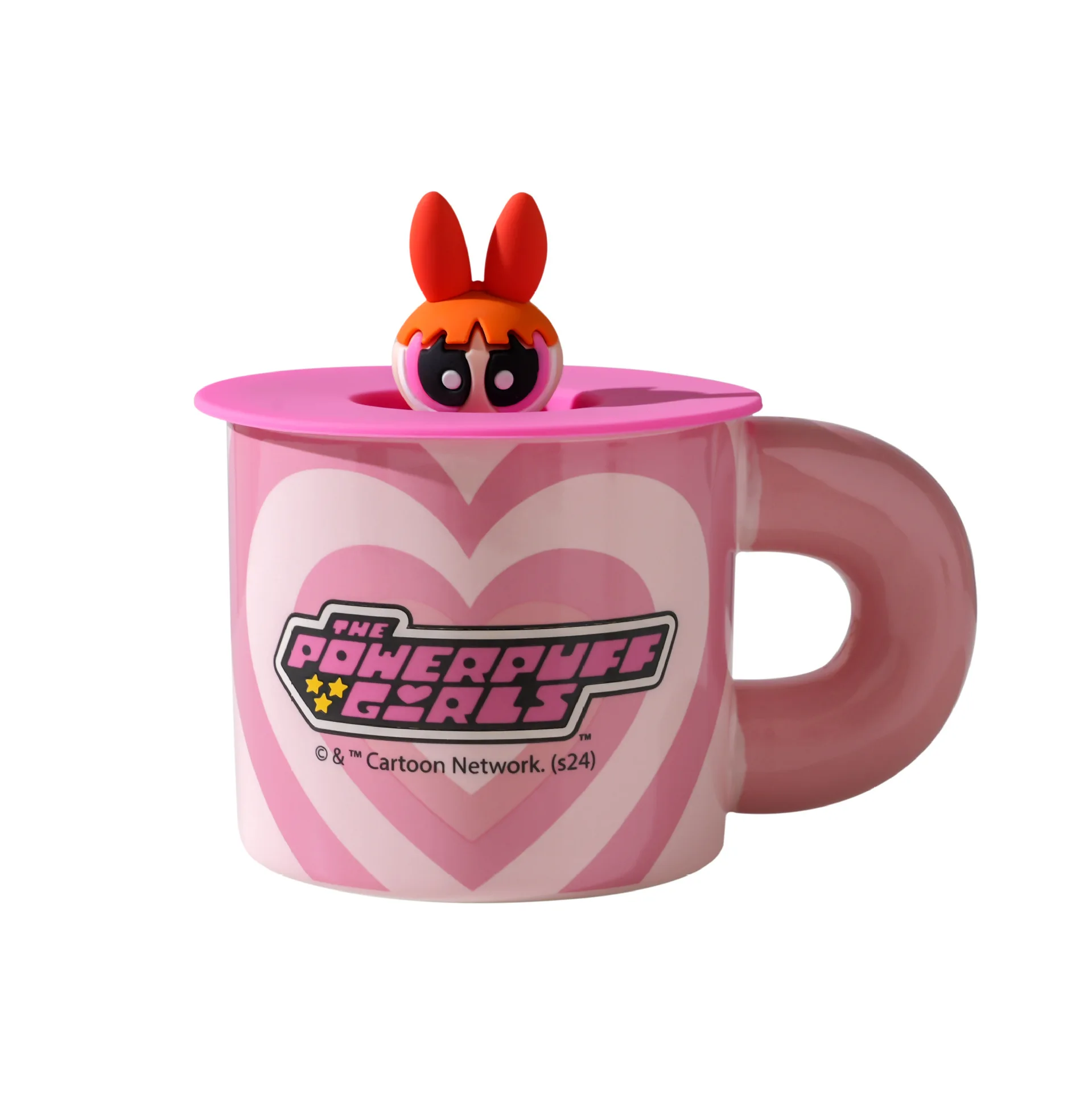 Чашка с пузырьками и цветами Powerpuff для девочек милый мультфильм 350 мл