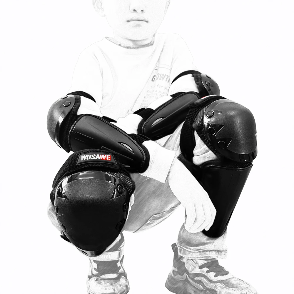 Детские наколенники WOSAWE для горных мотоциклов велосипедные катания на коньках