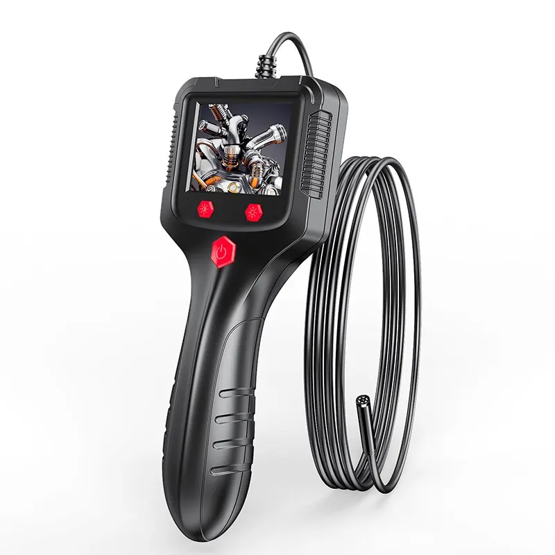 

Waterproof Endoscope Industrial Cable 2600mah Pipe Sewer Borescope 30 Meter Camera Leds Inspection Handheld