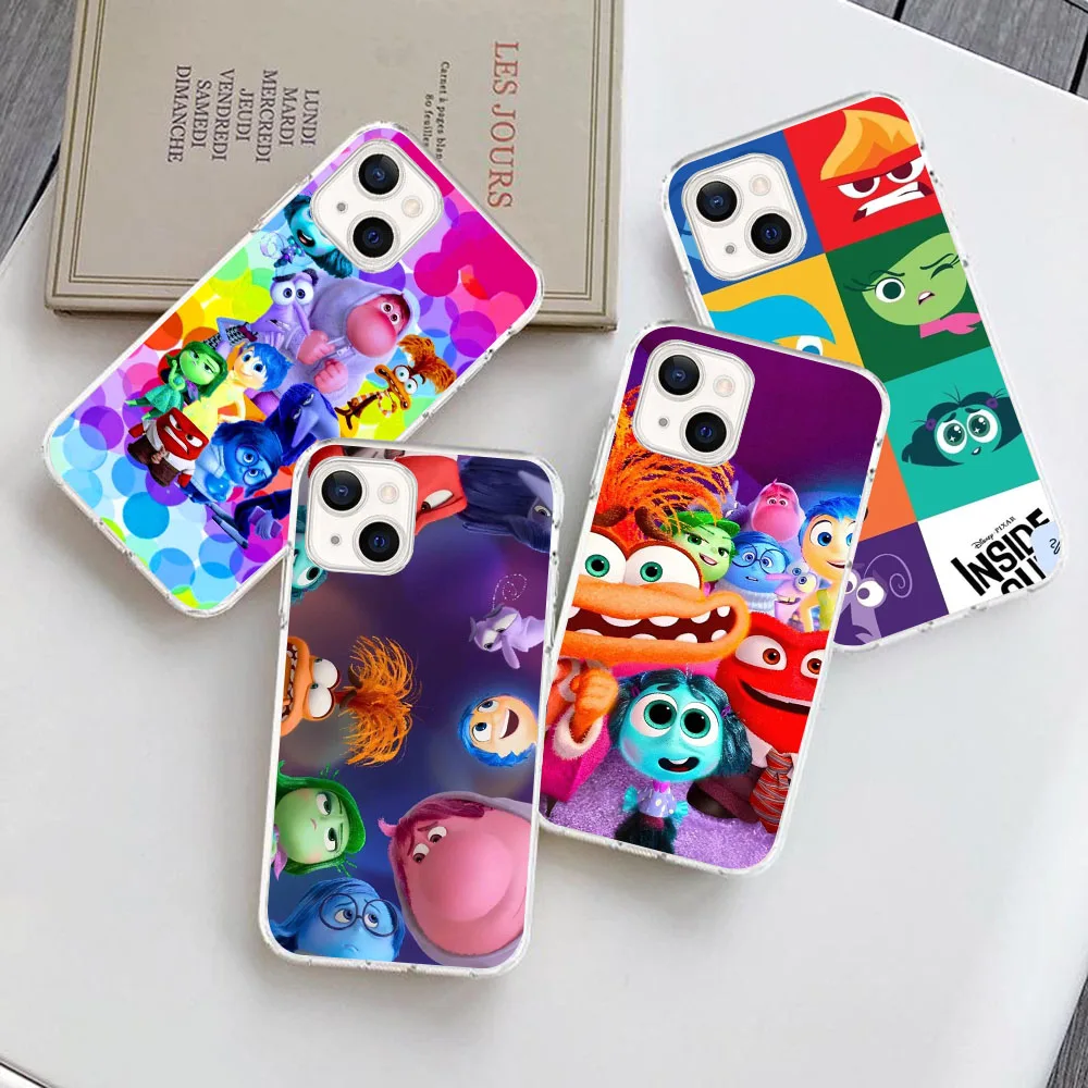 Мягкий чехол для Moto G52 G42 G32 G23 G22 G14 G84 E32 G62 G04 G24 G72 G71 G73 G34 G20 SD-37 Cartoon I-Inside Out 2