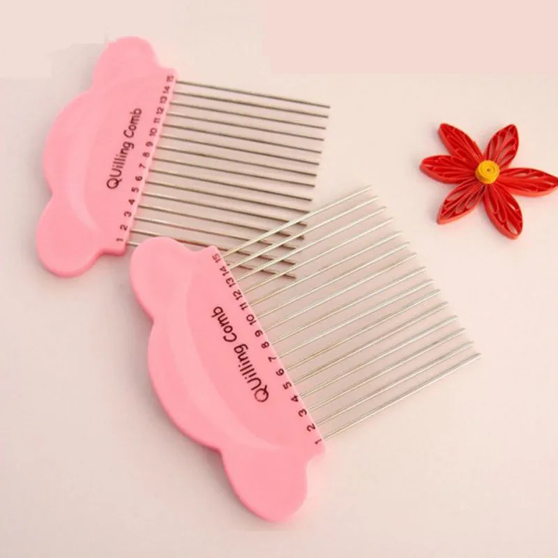 Мультяшная бумага из нержавеющей стали расческа для квиллинга сделай сам