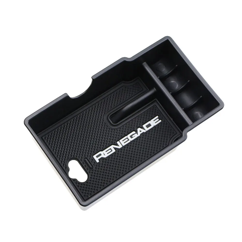 Для Jeep Renegade BU 2015 2016 2017 2018 2019 2020 2021 2022 2023 2024 2025 автомобильный центральный подлокотник лоток для хранения аксессуары
