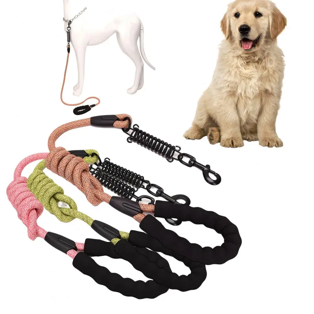 

Practical Traction Rope High Elasticity Comfortable Grip Pet Puppy Dog Spring Leash Rope Pet Supplies Puppy Dog Training Leash