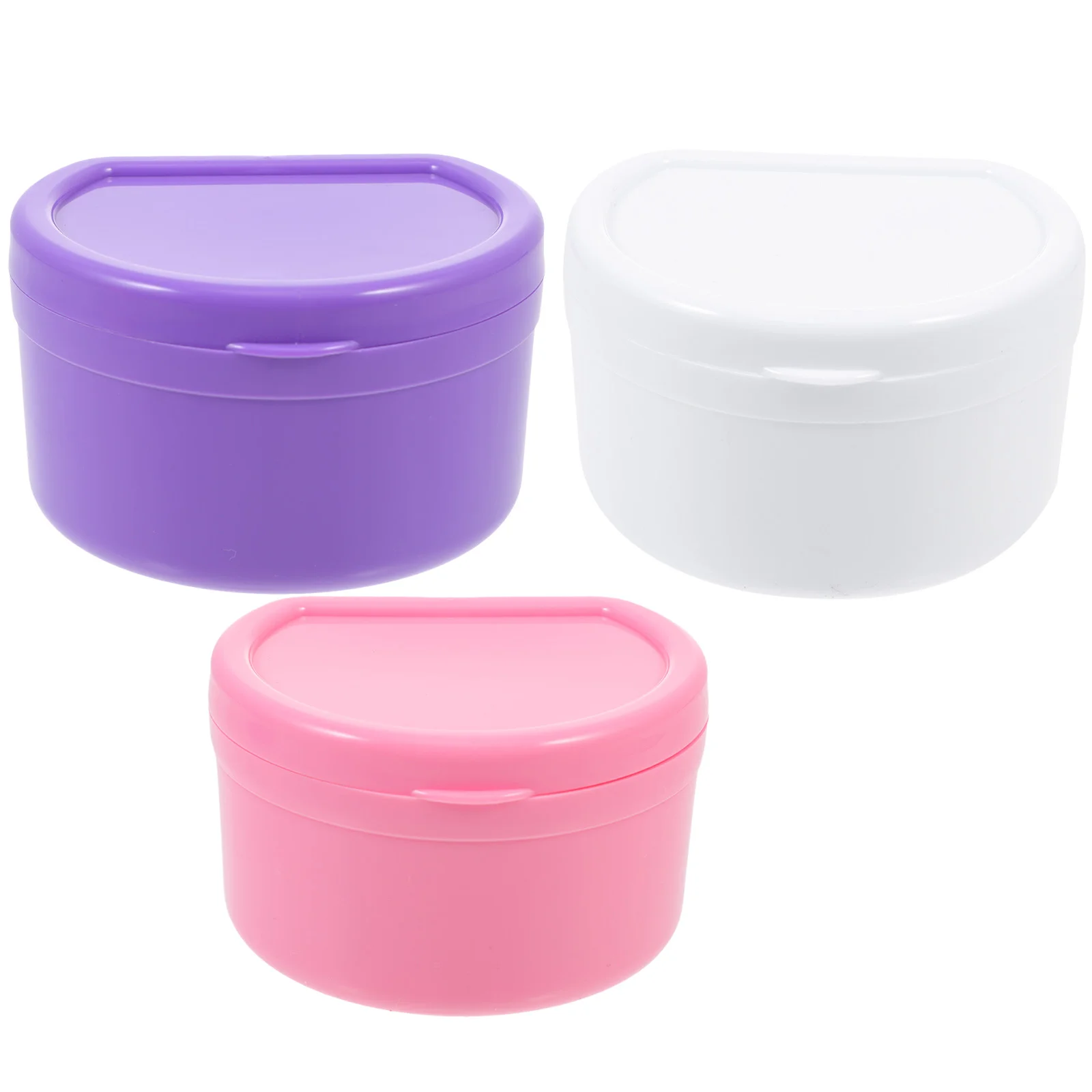 

3 Pcs Simple Exquisite Cases With Filters Holders for Travel Maintaining Hygiene