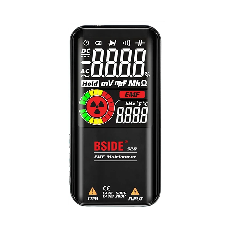 

BSIDE BSIDES20 Color Screen Multimeter Intelligent Identification Electromagnetic Radiation Detection