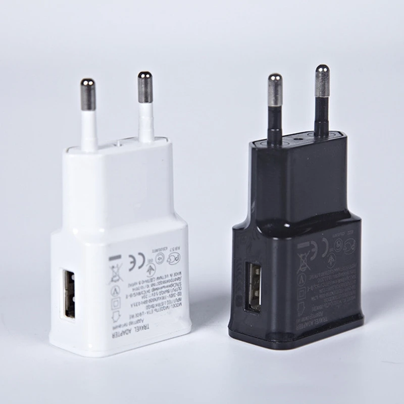 

1 USB EU Plug Power Adapter for Xiaomi Iphone Mobile Phone Charging Micro Charger Travel for Ipad Universal Wall USB Charger