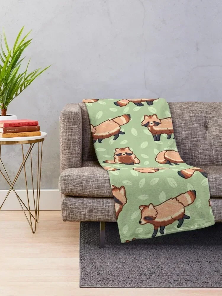 Одеяло Tanuki теплое зимнее милое клетчатое одеяло