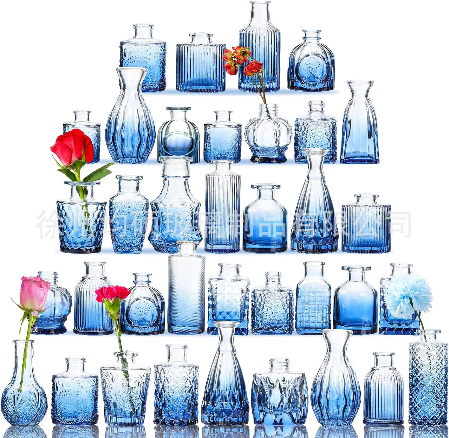 

Стеклянные вазы для бутонов