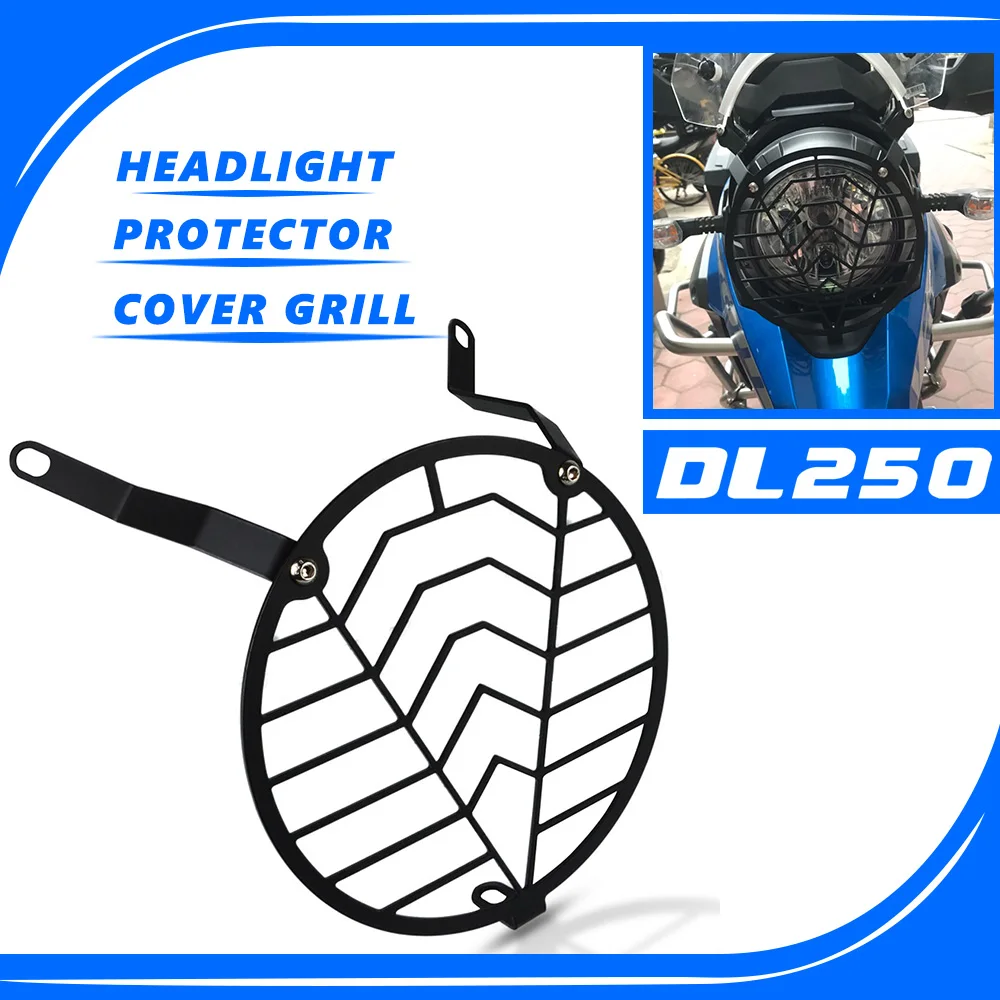 

Motorcycle Headlight Grill Grille Cover Protection VStrom VStrom250 HeadLamp Guard Accessories For SUZUKI DL250 V-Strom DL 250